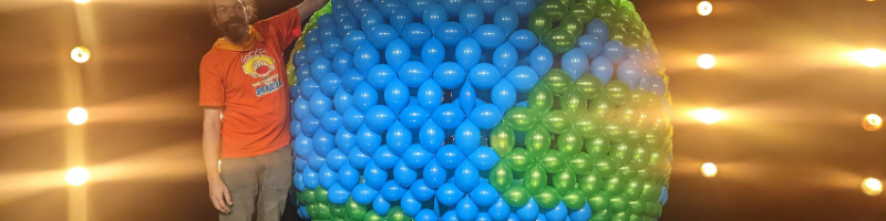sculpture sur ballons décoration écologique