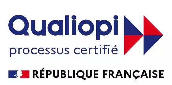 Logo Qualiopi — processus certifié — République Française